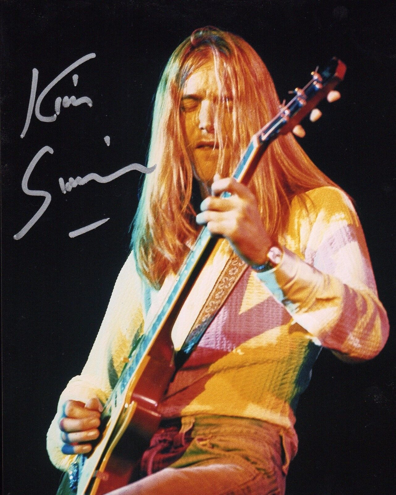 GFA Savoy Brown Guitarist * KIM SIMMONDS * Signed 8x10 Photo Poster painting PROOF AD2 COA