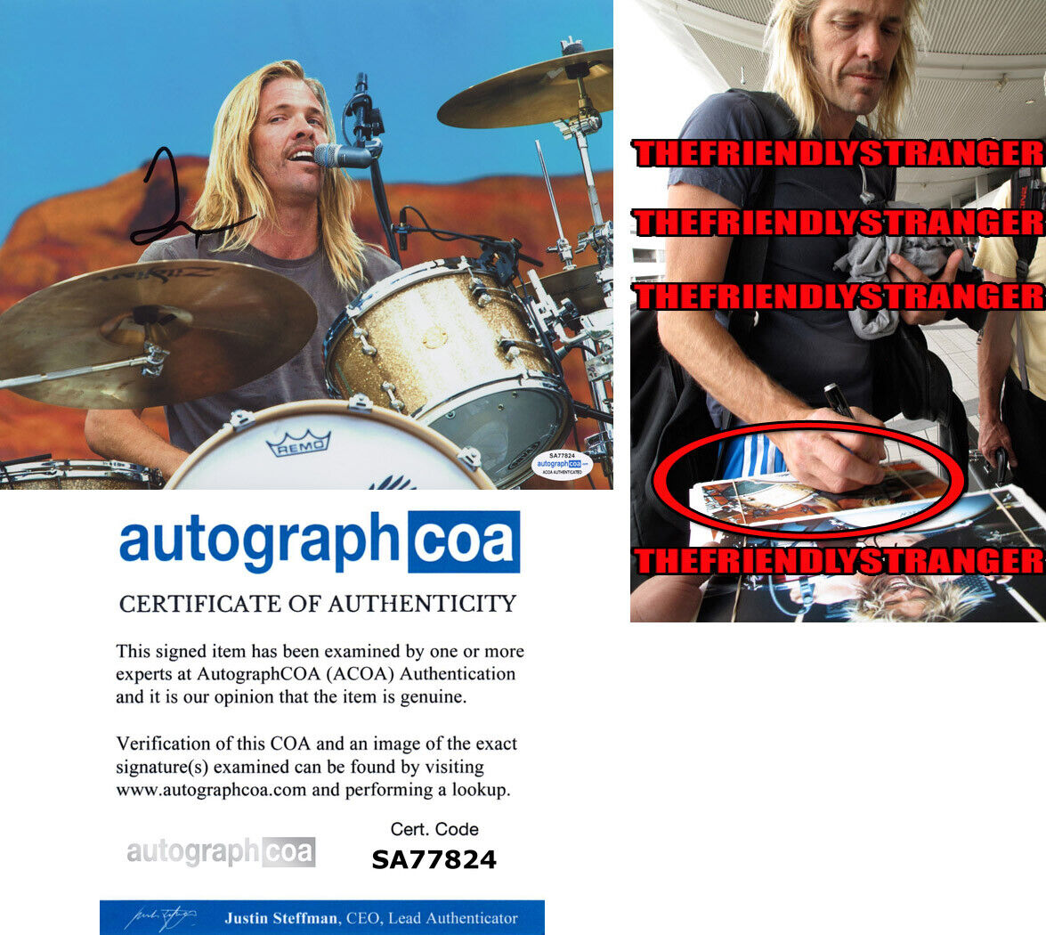 TAYLOR HAWKINS signed FOO FIGHTERS