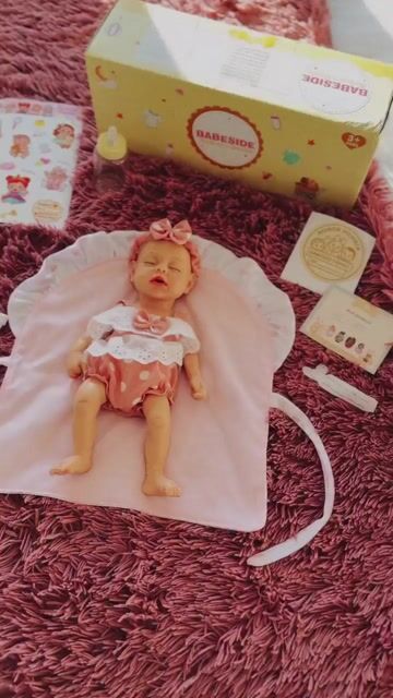 Babeside Lucy 12"/16'' Realistic Silicone Sleeping Baby Girl &ndash; A Gentle Gift of Comfort & Companionship