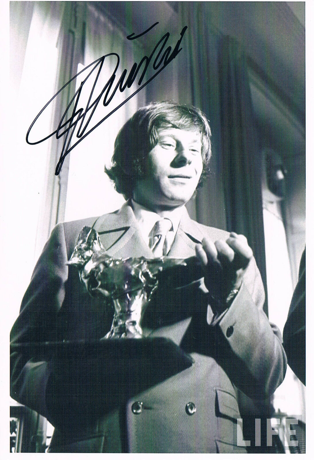 Roman Polanski 1933- genuine autograph 5x7