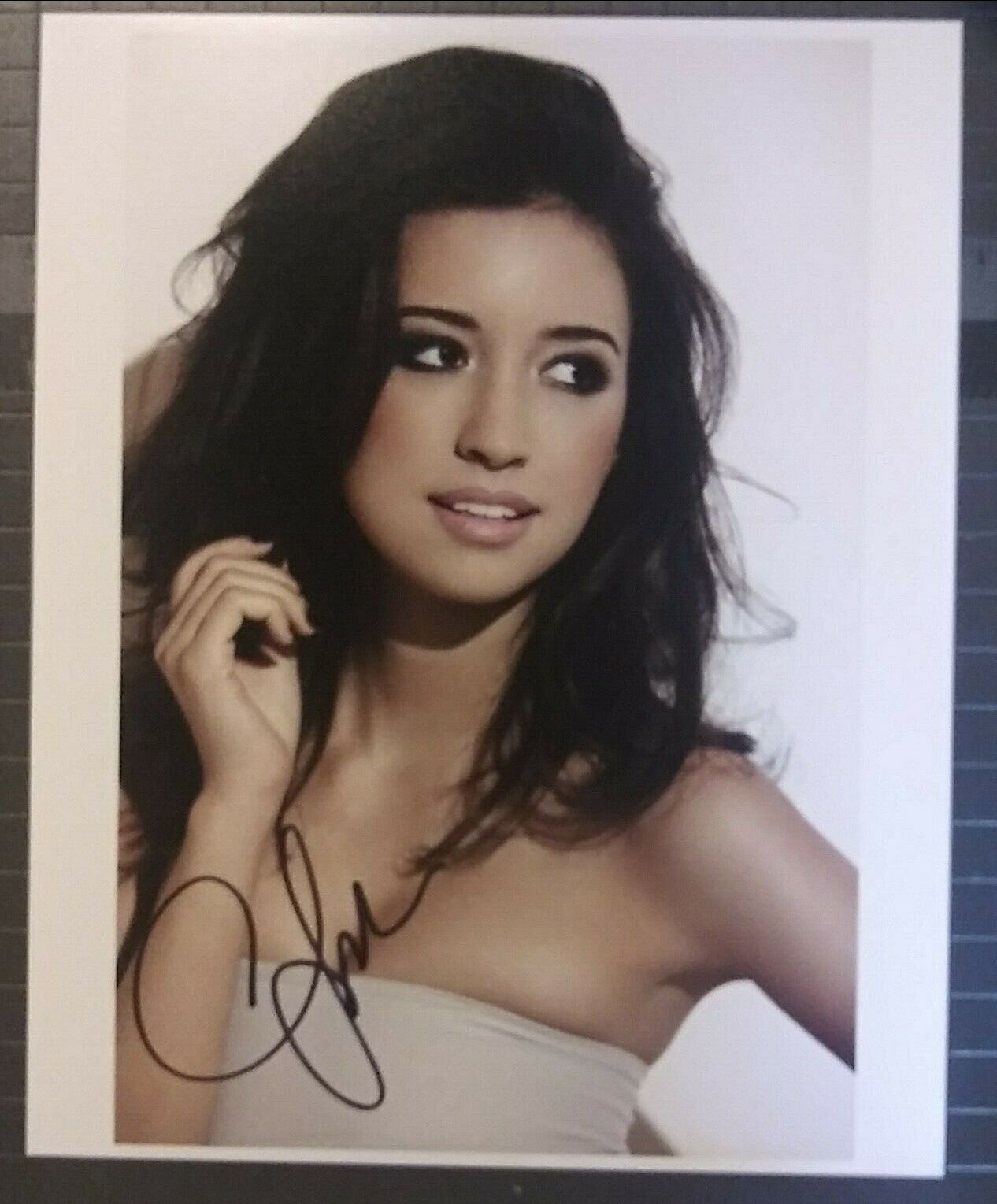 Christian Serratos signed 8x10