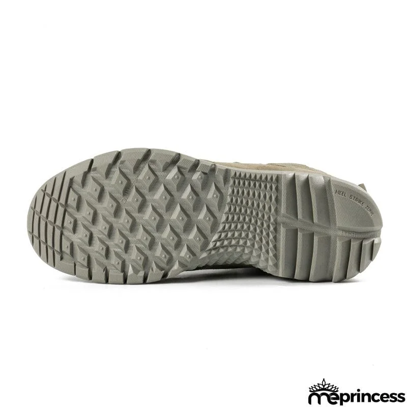 New Men's Casual Outdoor Army Boots Breathable Sage Green Non-Slip Boots