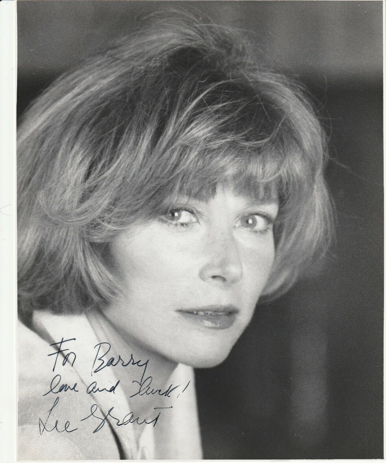 LEE GRANT b1925 `Damien-Omen II` etc signed 8x10 pic