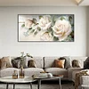 (95*50cm)White Rose - Full Square Drill Diamond Painting