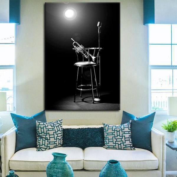Trumpet For Life Canvas Wall Art