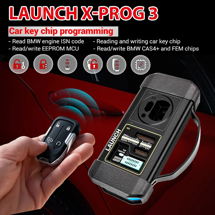 Launch X431 PRO5 PRO 5 Diagnostic Tool Plus X-PROG 3 Immobilizer Key  Programmer