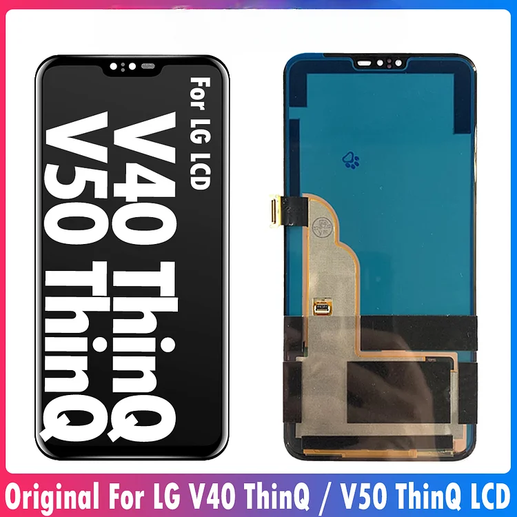 6.4'' Original Screen For V50 ThinQ LM-V500 LCD Display Touch Screen For LG V40 ThinQ LM-V405 LCD Display Digitizer Replacement