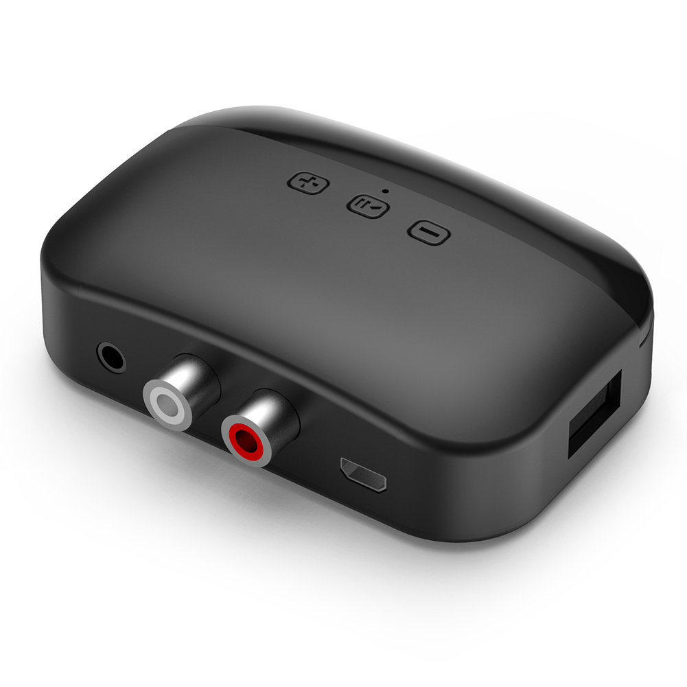 

BLS-B20 NFC Bluetooth Receiver 3.5mm AUX Stereo 2RCA Adapter Audio Dongle, 501 Original