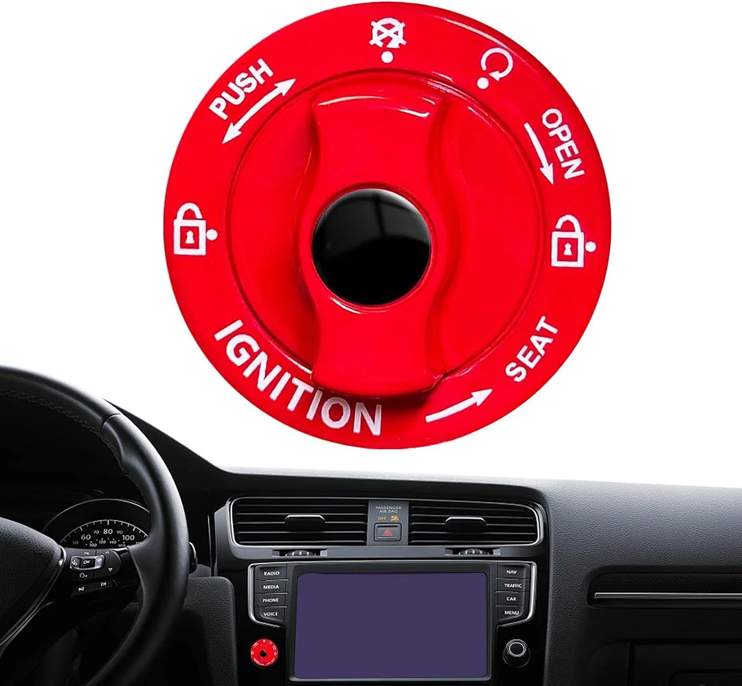 Push Button Start Cover - Metal Car Engine Start Stop Button Cover