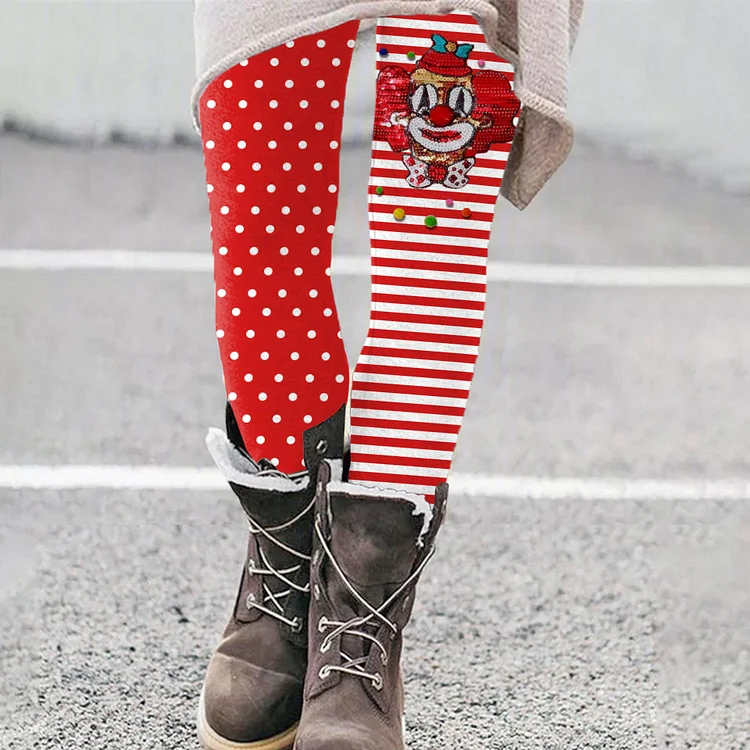 Women'S KÖLner Karneval Striped Print Casual Leggings