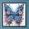Butterfly Diffraction Paper-Crystal Rhinestone Diamond Painting