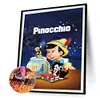 Disney - The Adventures Of Pinocchio Cartoon Series-Full Round Diamond Painting 30*40CM