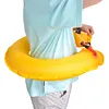 Inflatable Life Jacket Adult Round Buoys Rescue Waist Ring for Kayaking Swimming