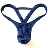 Men's Fashion Sexy Hollow Out Double Low Brief Thong G-String Bikinis Underwear