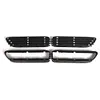Black 1 Pair Side Grill Grille Fender Vents Replacement for BMW E46 M3 2001-2006