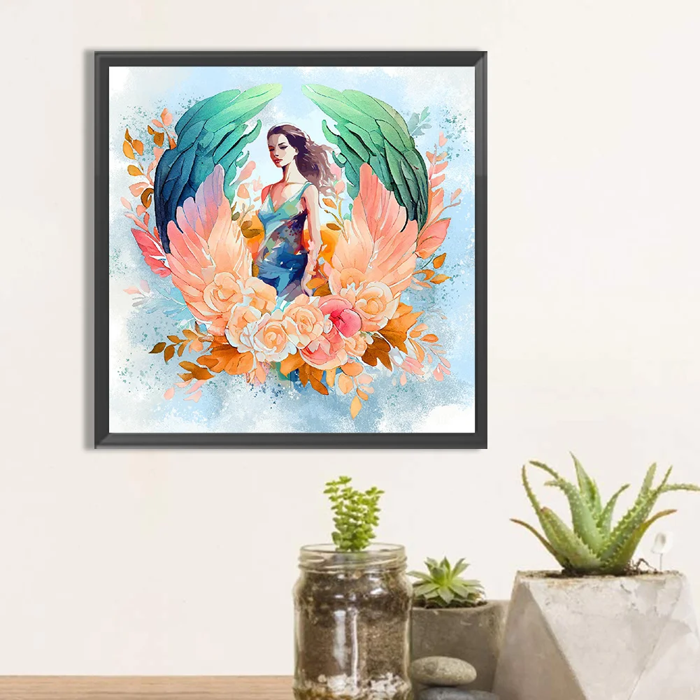 Full Round Diamond Painting 30*30cm - Wing