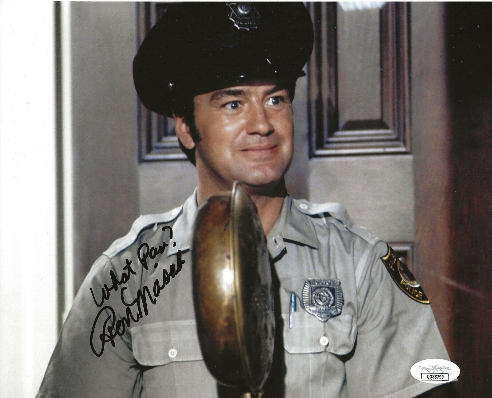 Ron Masak signed Bewitched 8x10 Photo Poster painting autographed 2 JSA