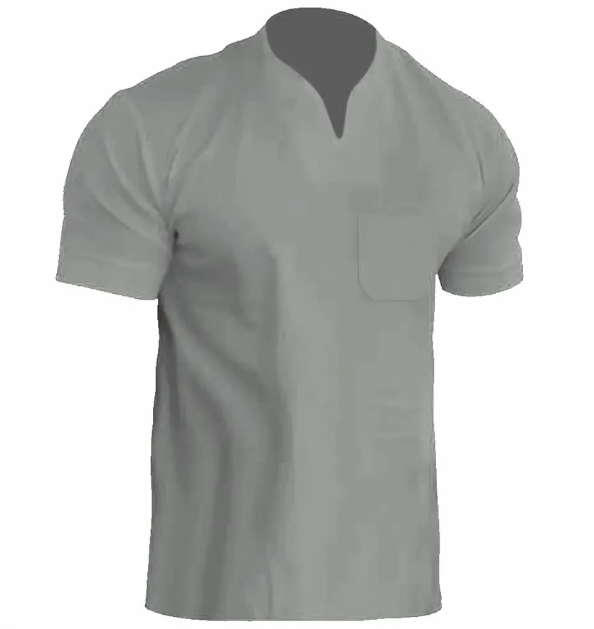 Uveng Uveng Men's Fitness Plus-Size Sports T-Shirt Men's Elastic Cotton Pocket Short-Sleeved Summer V-Neck Polo Shirt