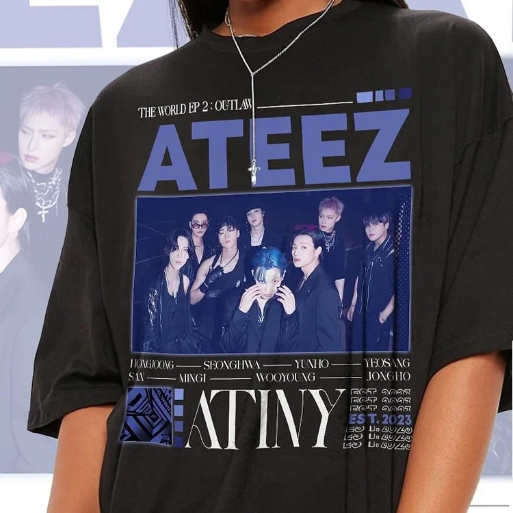 ATEEZ THE WORLD EP.2 : OUTLAW ATINY T-shirt