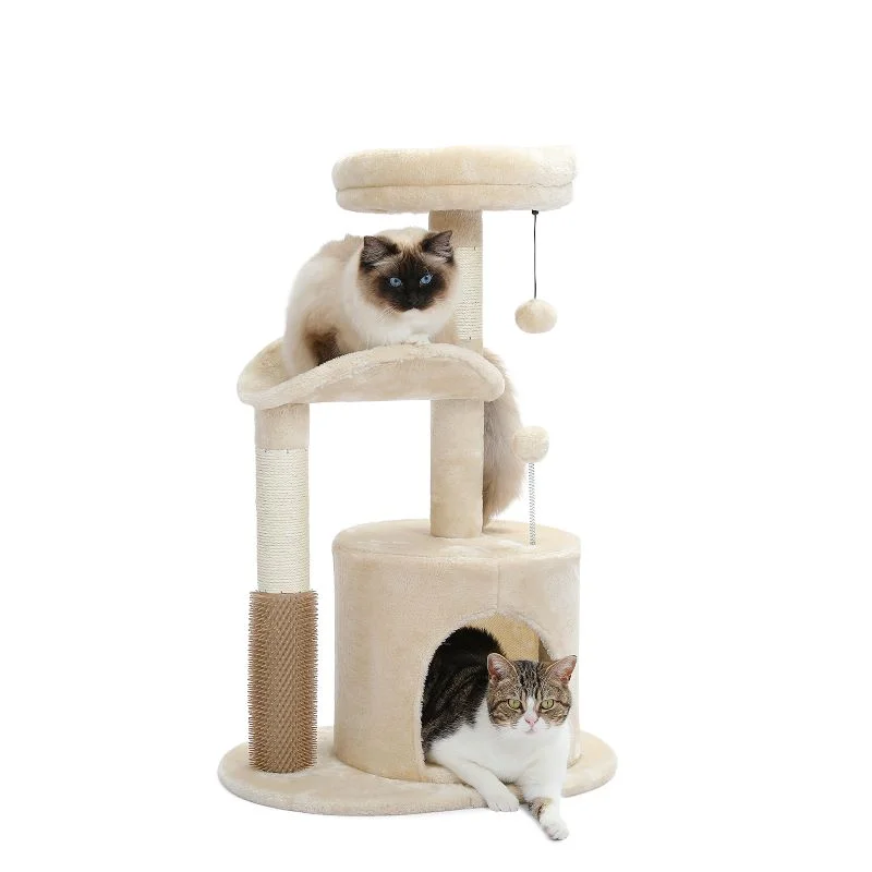 Cat Tree with Natural Sisal Rope Cat Toys for Indoor