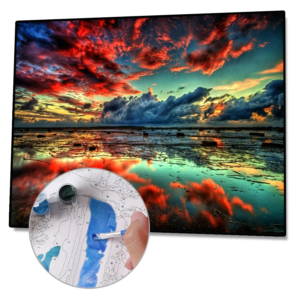 Red Cloud - Paint By Number(50*40cm)