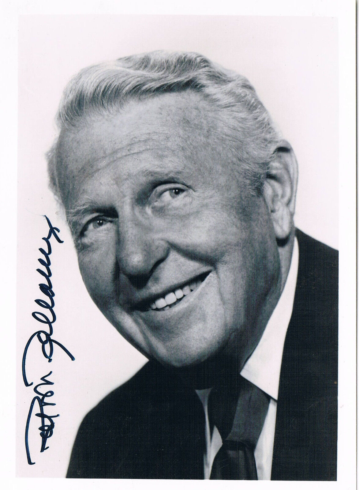 Ralph Bellamy 1904-91 genuine autograph Photo Poster painting 5x7