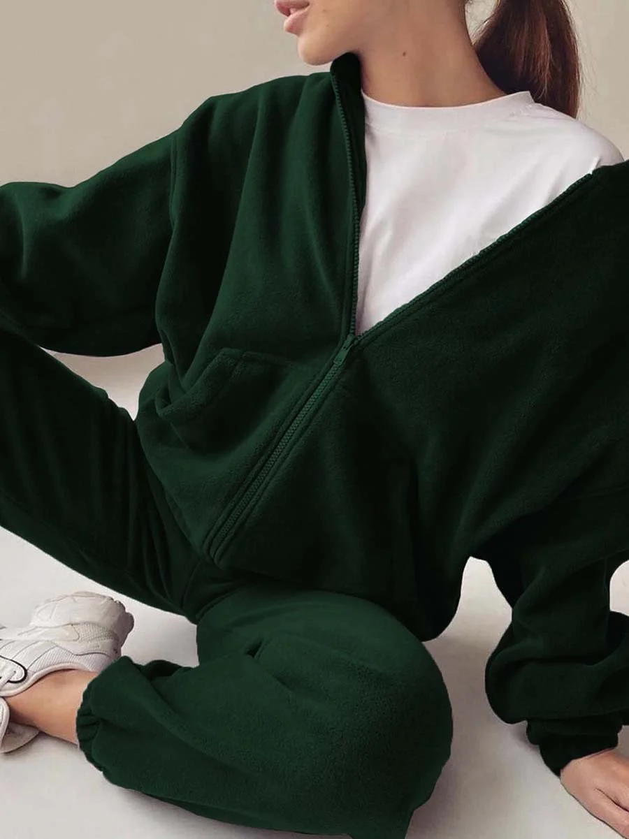 Stylish casual sweater suit