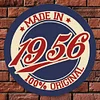 1956 - Round Metal Tin Signs(12*12Inch) - Garage&Transport
