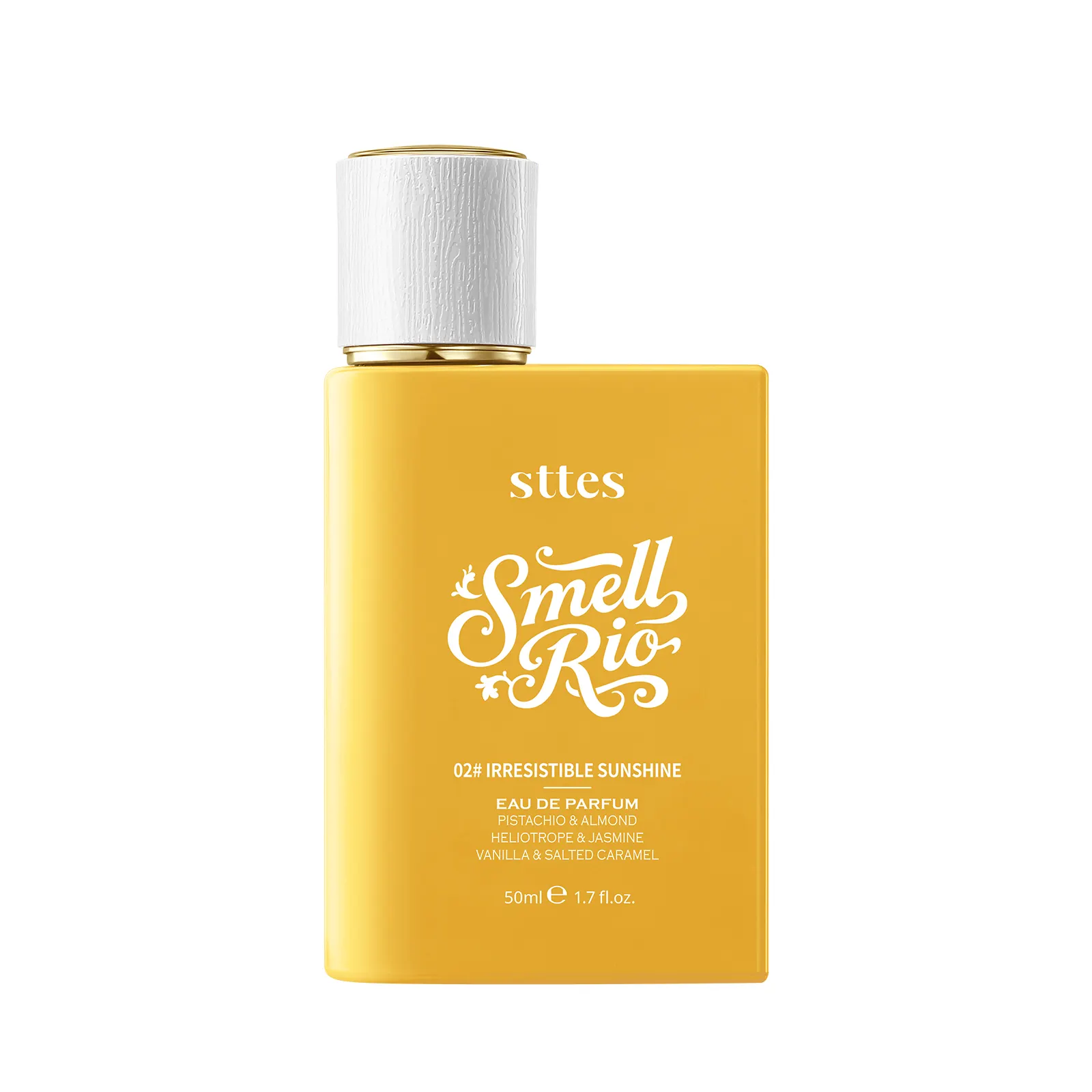 Sttes Perfume 02 Irresistible - Perfume for Women -  Pistachio, Vanilla & Salted Caramel Eau de Parfum 50ml