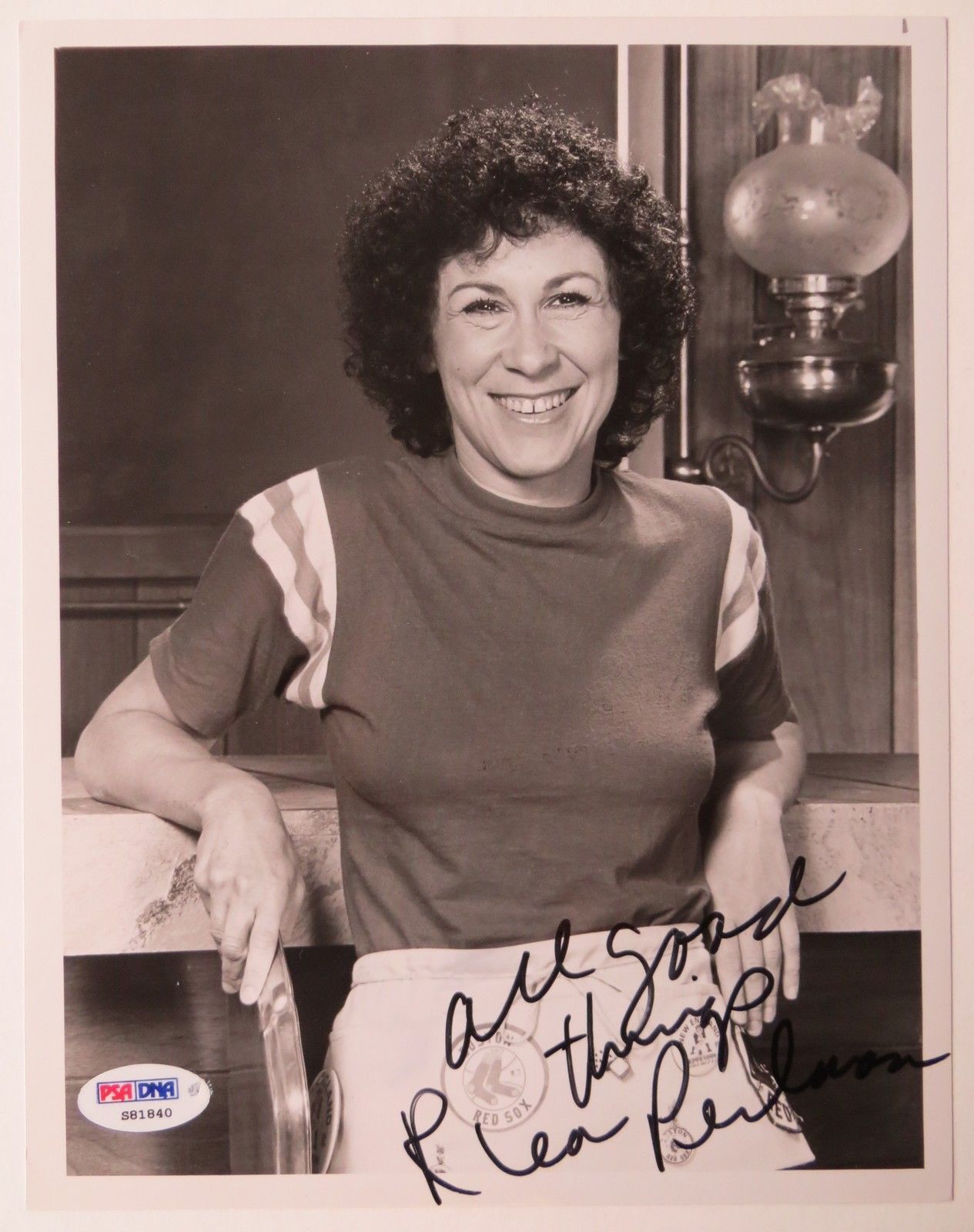 Rhea Perlman Signed Cheers Authentic Autographed 7x9 Photo Poster painting (PSA/DNA) #S81840