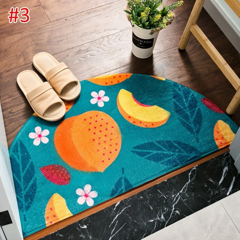 Rainbow Doormat Non-slip Floor Mat Cartoon Cat Kitchen Rug Doormat Absorbent Bathroom Entrance Dog Front Door Mat  Living Room