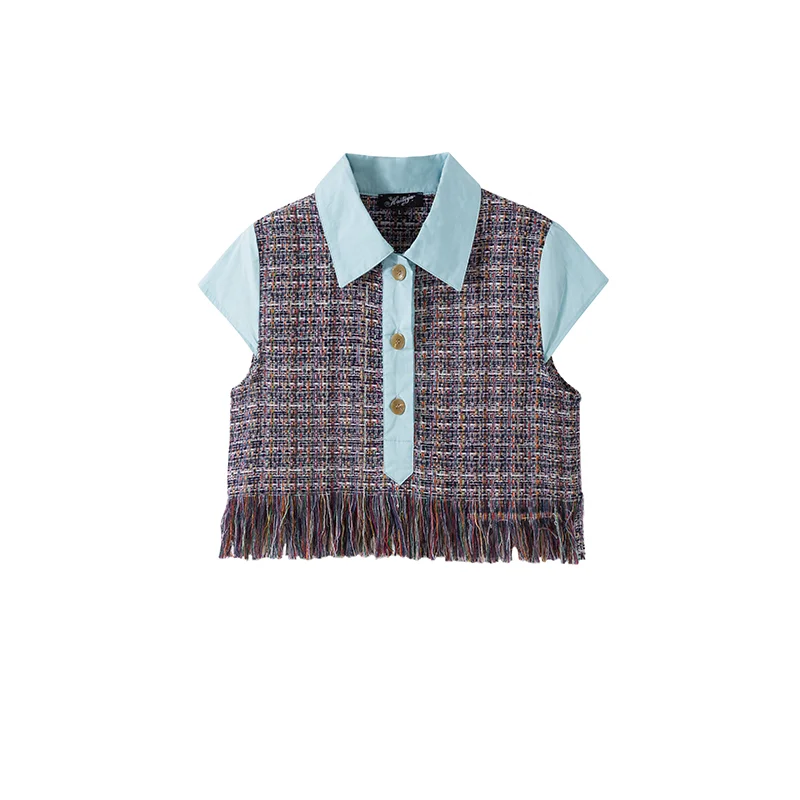 Blackpink jennie tassels tops