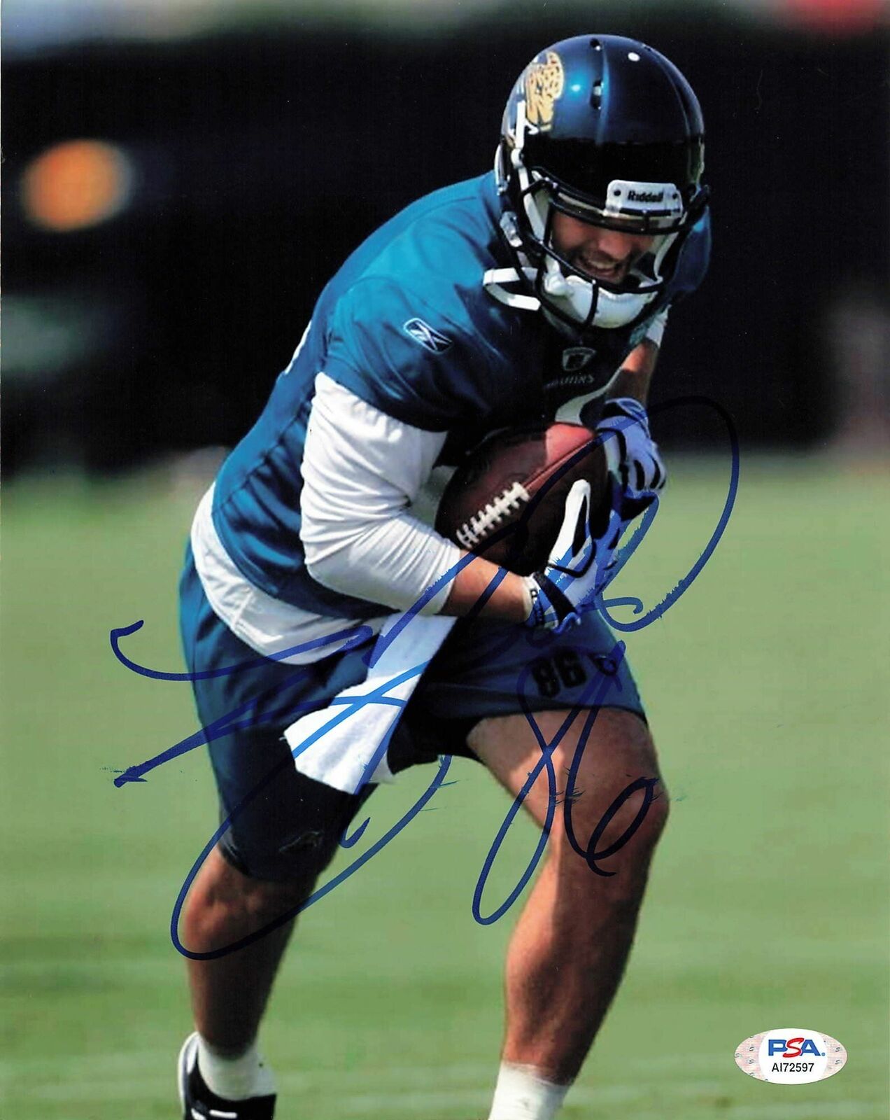 ZACH MILLER signed 8x10 Photo Poster painting PSA/DNA Jacksonville Jaguars Autographed