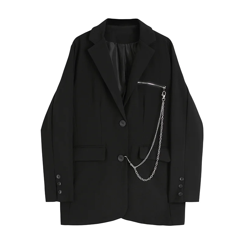 Women Chains Boyfriend Blazer  Novameme