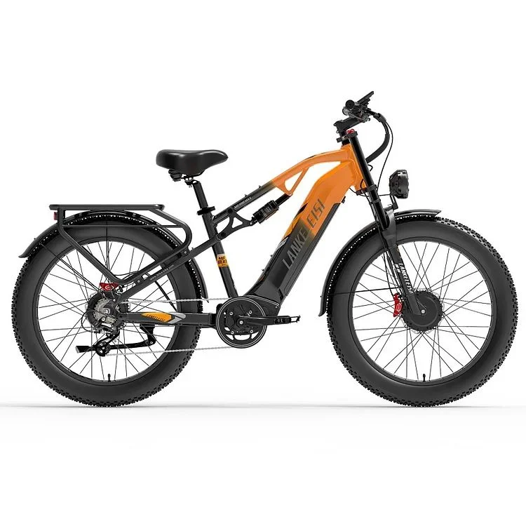 Lankeleisi MG800 MAX 1000W*2 Doppio Motore 48V 20Ah Samsung Batteria Fat Bike