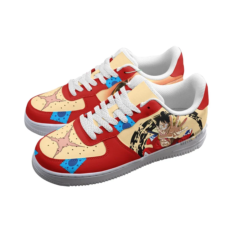 Mokey D Luffy Custom Anime Shoes One Piece