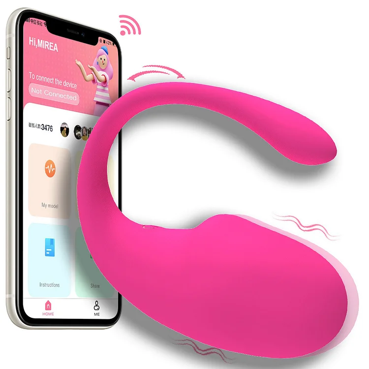 Wireless App Remote Control Wearable Simulation Tadpole Vibrator