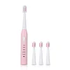 AZDENT New AZ-3 Pro Sonic Electric Toothbrush USB Charger Rechargeable Tooth Brush 4 Replacement Heads 5 Cleaning Modes Timer