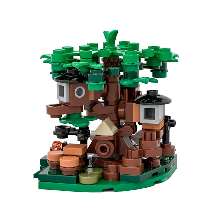 Mini Forest Tree House MOC