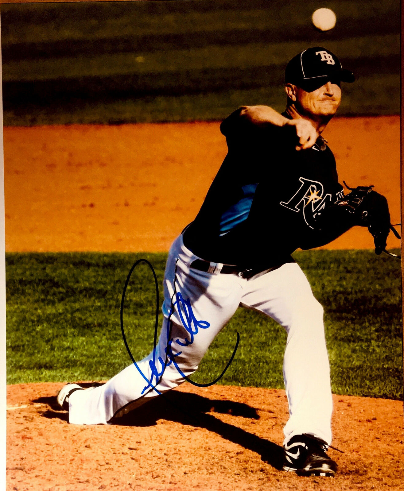 Drew Stubbs Signed 8x10 Photo Poster painting Giants Orioles Braves Rangers Rockies Autograph