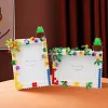 Potted Plants DIY Building Block Photo Frame Kit,Creative Handmade Assembled Photo Frame Handmade Craft Gift Home Tabletop Display Decor
