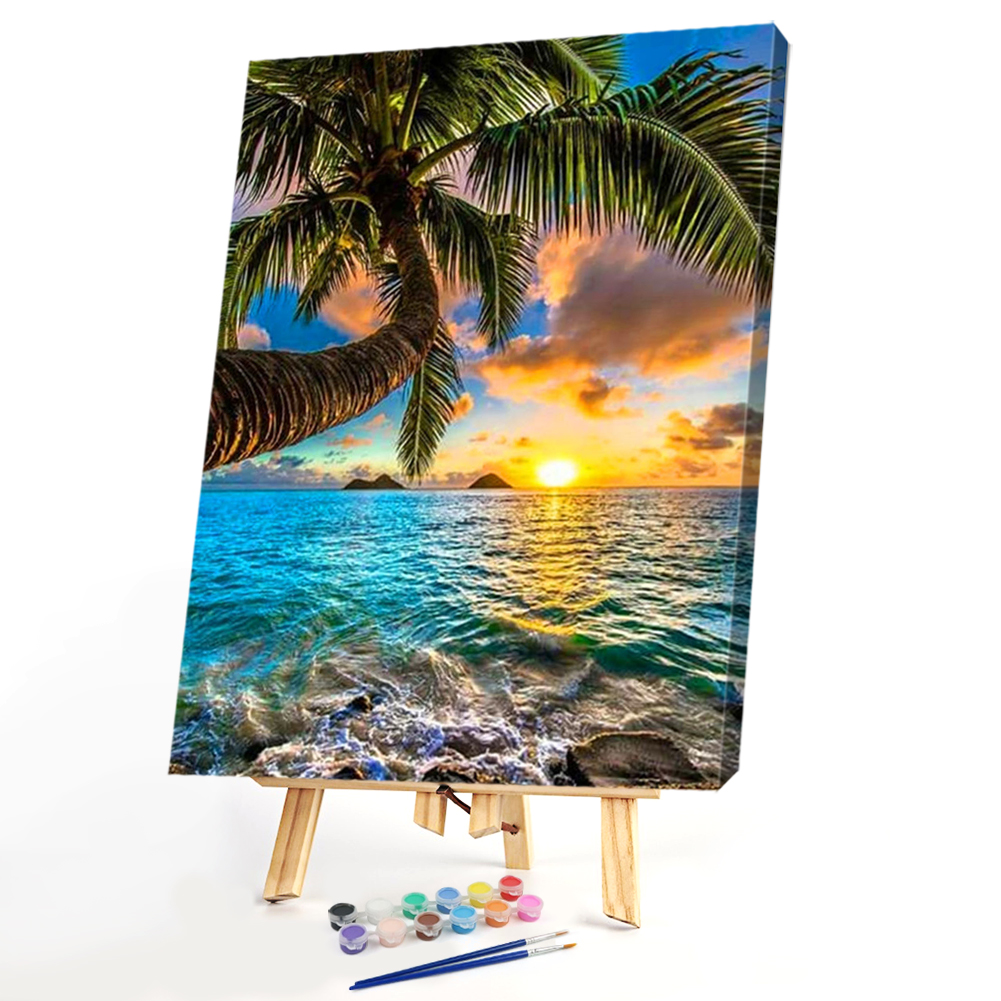 

40x50cm - Paint By Numbers Sunset, 501 Original
