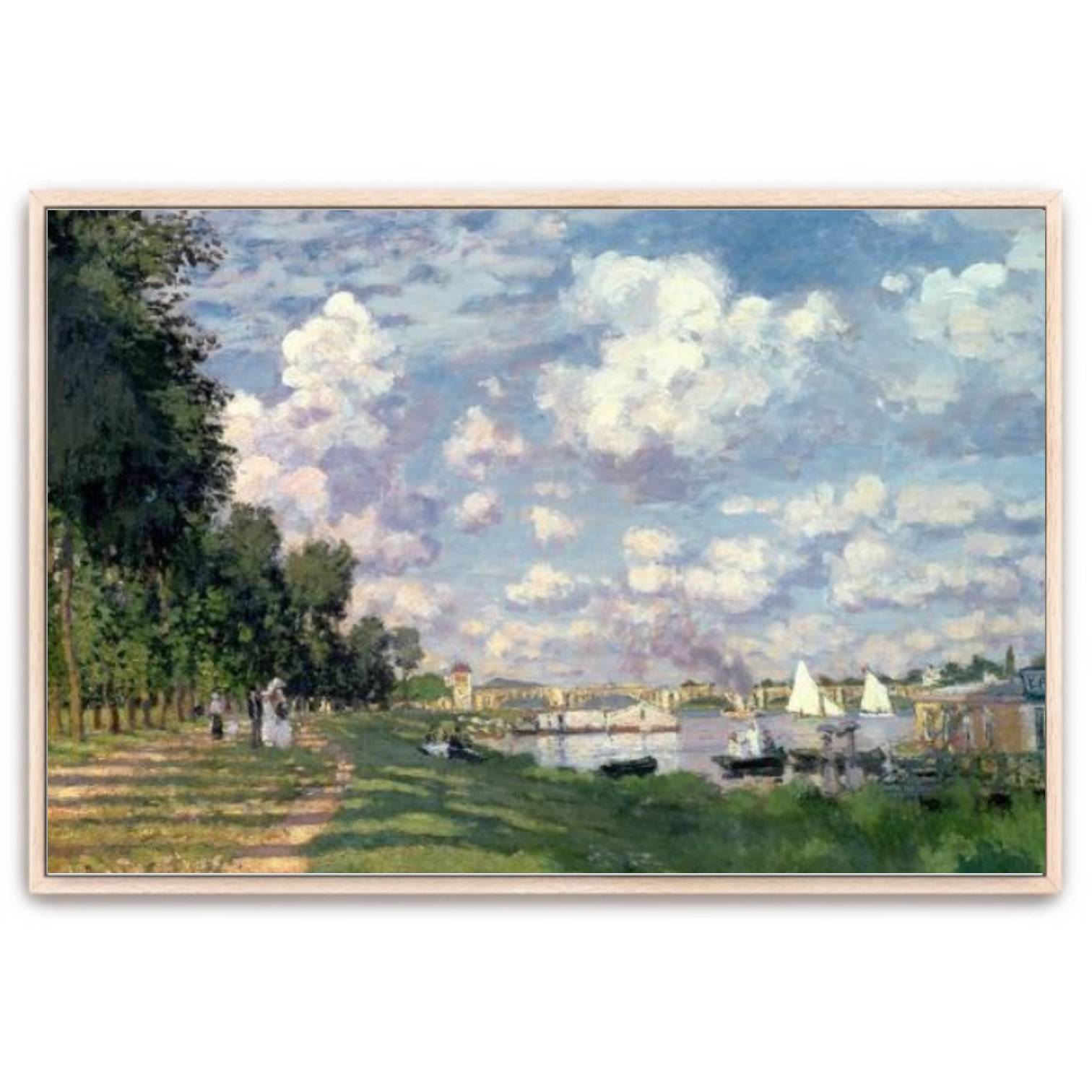 The Marina at Argenteuil, 1872 - Works with frames