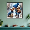 (US Only)Paint By Numbers Kit On Canvas DIY Oil Art Boy Dog Picture Home Decor40x40cm