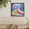 Diamond Painting -DIY Round Drill Wisteria Girl(40x40cm)