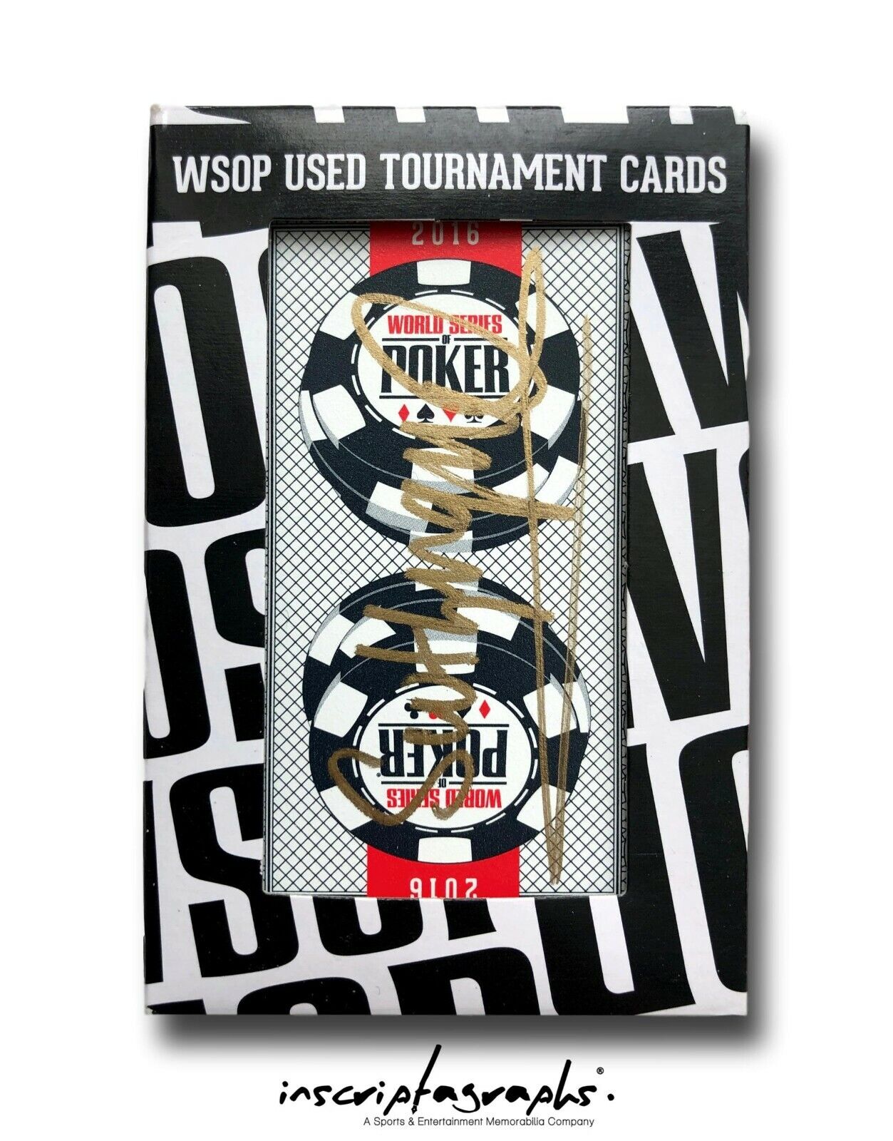 Scotty Nguyen Signed WSOP Used Full Deck Of Poker Cards COA Autograph Black