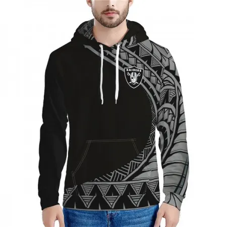 Men's Las Vegas Raiders Black Hoodie 444P