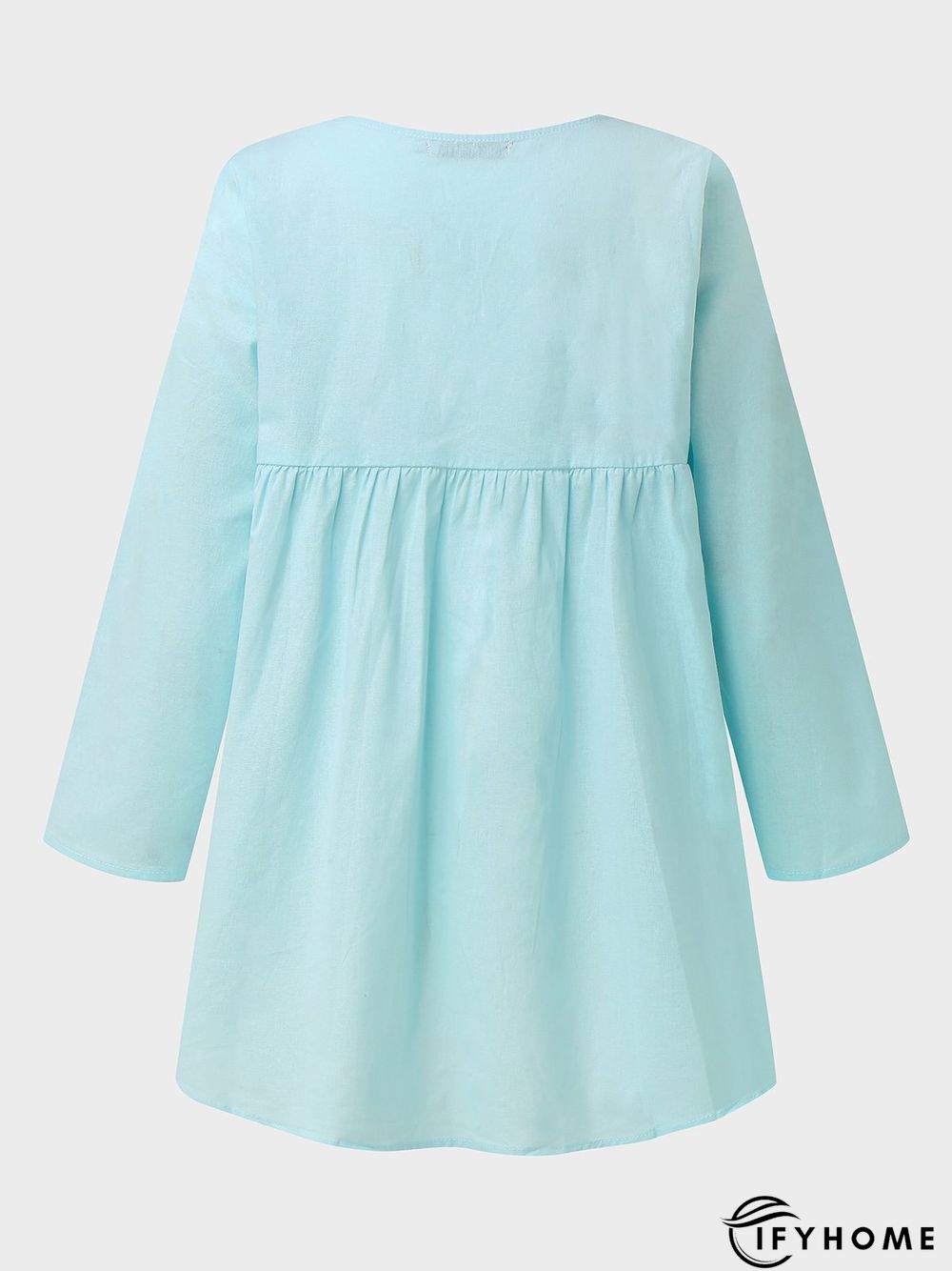 Women Casual 3/4 Sleeve Loose Top Blouse Shirt | IFYHOME