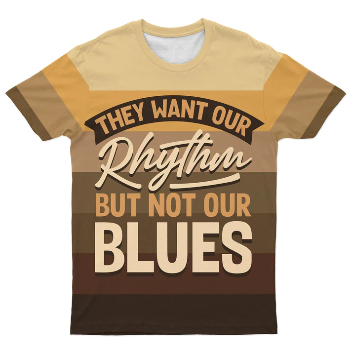 Plus Size They Want Our But Not Our Blues T-Shirt