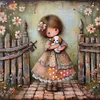 (Multi-Style) Girl and Grandma-11CT Stamped Cross Stitch 45*45cm/17.72*17.72in